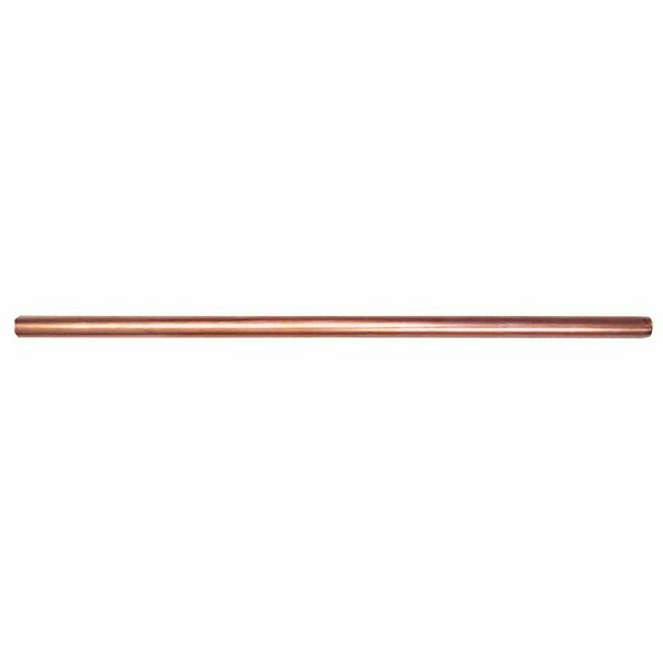 Jmf Company 1/2 in. D X 4 ft. L Copper Type M Tubing 6362808709802